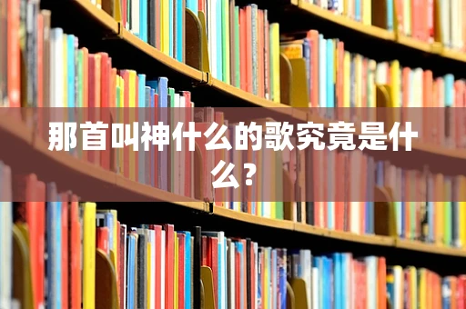 那首叫神什么的歌究竟是什么？