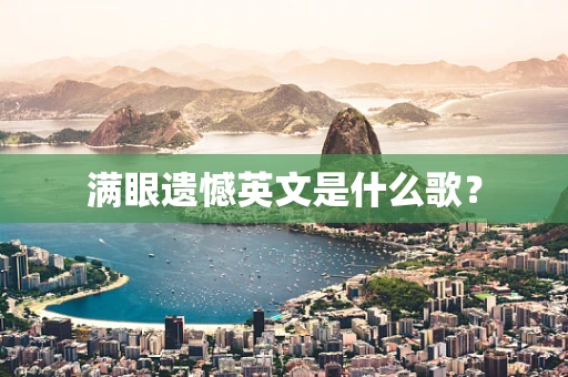 满眼遗憾英文是什么歌？