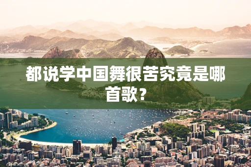 都说学中国舞很苦究竟是哪首歌？