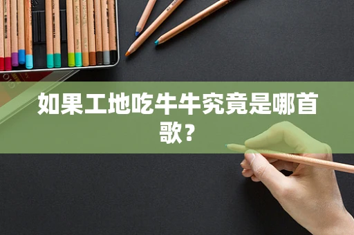 如果工地吃牛牛究竟是哪首歌？