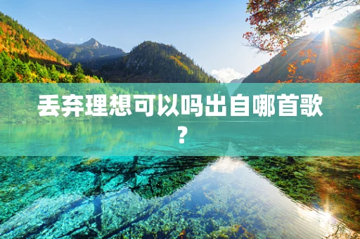 丢弃理想可以吗出自哪首歌？
