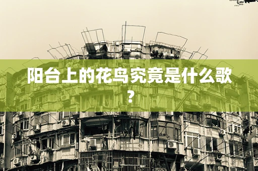 阳台上的花鸟究竟是什么歌？