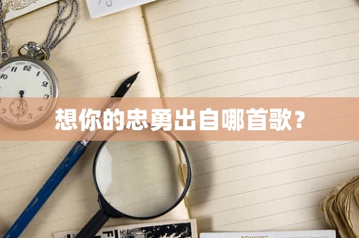 想你的忠勇出自哪首歌？
