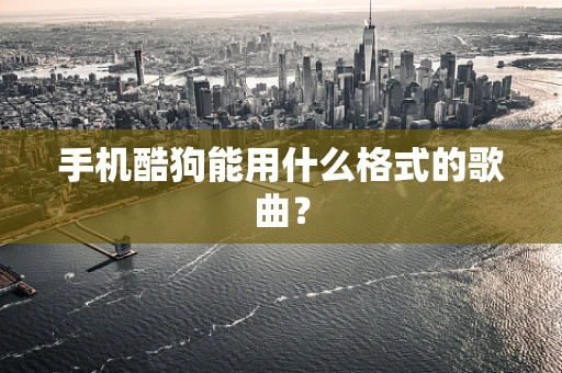 手机酷狗能用什么格式的歌曲？