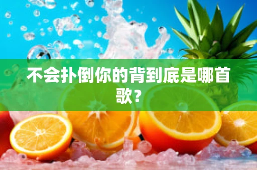 不会扑倒你的背到底是哪首歌？