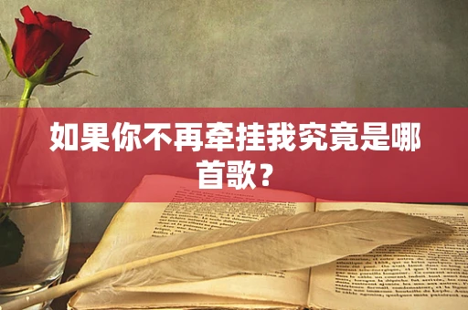 如果你不再牵挂我究竟是哪首歌？