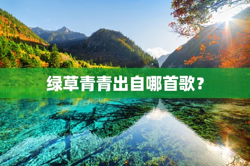 绿草青青出自哪首歌？