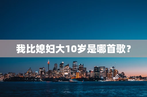 我比媳妇大10岁是哪首歌？