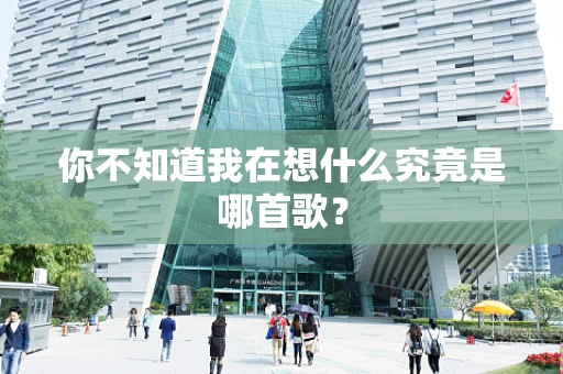 你不知道我在想什么究竟是哪首歌？