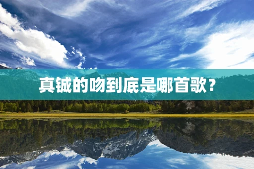 真铖的吻到底是哪首歌？