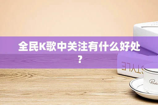 全民K歌中关注有什么好处？