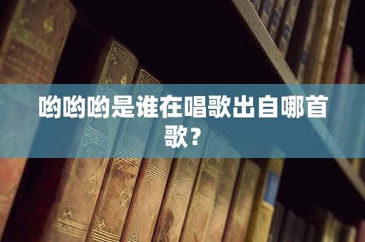 哟哟哟是谁在唱歌出自哪首歌？
