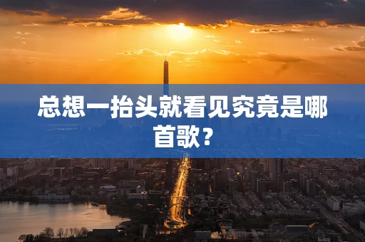 总想一抬头就看见究竟是哪首歌？