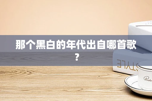 那个黑白的年代出自哪首歌？