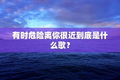 有时危险离你很近到底是什么歌？