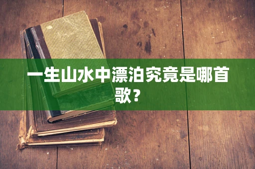 一生山水中漂泊究竟是哪首歌？