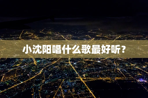 小沈阳唱什么歌最好听？