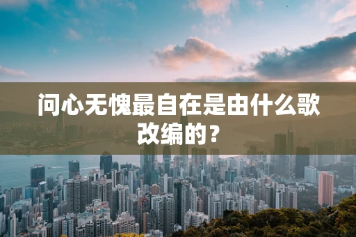 问心无愧最自在是由什么歌改编的？