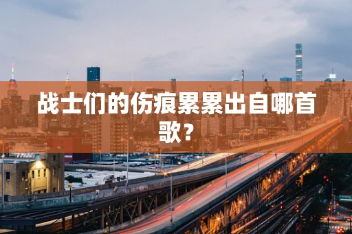 战士们的伤痕累累出自哪首歌？