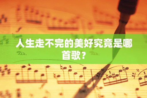 人生走不完的美好究竟是哪首歌？