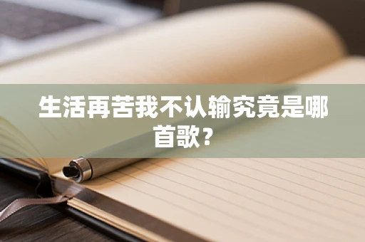 生活再苦我不认输究竟是哪首歌？