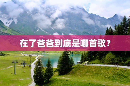 在了爸爸到底是哪首歌？