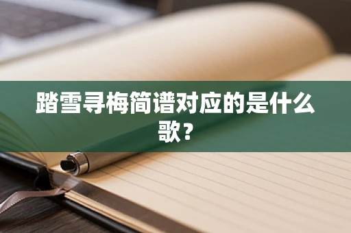 踏雪寻梅简谱对应的是什么歌？