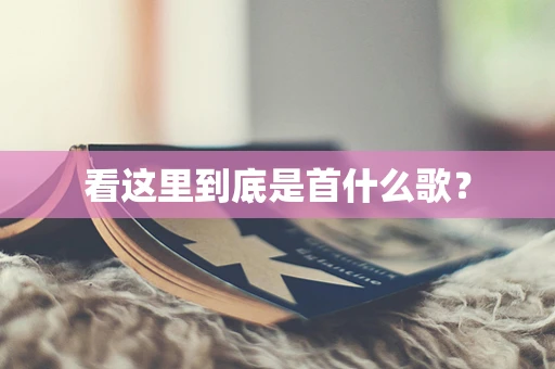 看这里到底是首什么歌？
