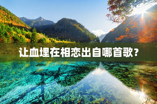 让血埋在相恋出自哪首歌？