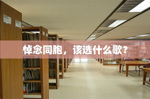 悼念同胞，该选什么歌？