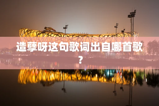造孽呀这句歌词出自哪首歌？