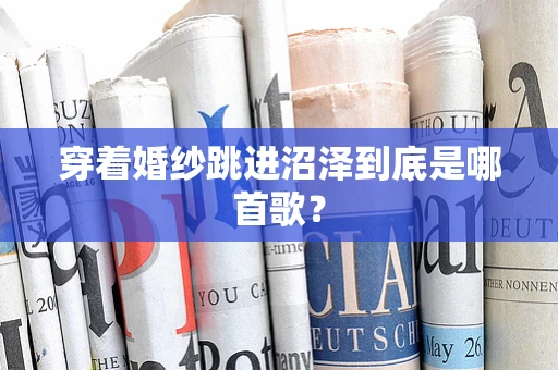 穿着婚纱跳进沼泽到底是哪首歌？