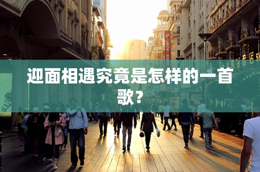 迎面相遇究竟是怎样的一首歌？