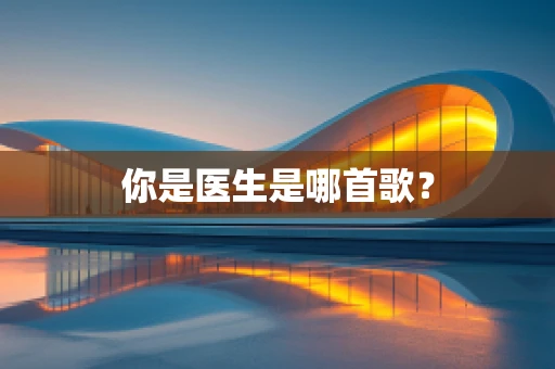 你是医生是哪首歌？