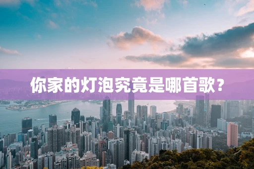 你家的灯泡究竟是哪首歌？