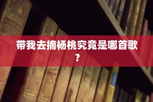 带我去摘杨桃究竟是哪首歌？