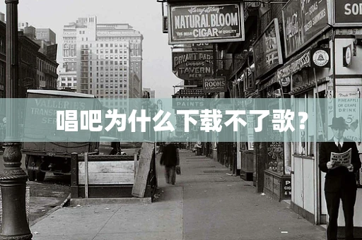 唱吧为什么下载不了歌？