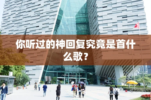 你听过的神回复究竟是首什么歌？