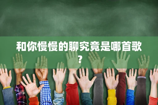 和你慢慢的聊究竟是哪首歌？