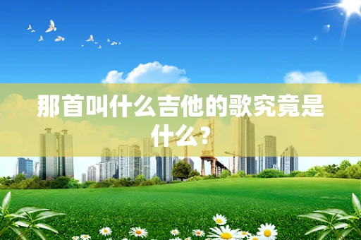 那首叫什么吉他的歌究竟是什么？