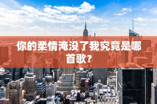 你的柔情淹没了我究竟是哪首歌？
