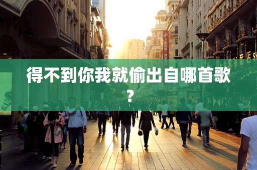 得不到你我就偷出自哪首歌？