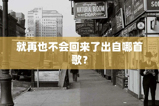 就再也不会回来了出自哪首歌？