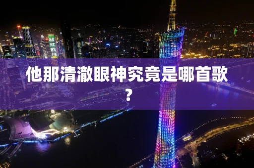 他那清澈眼神究竟是哪首歌？
