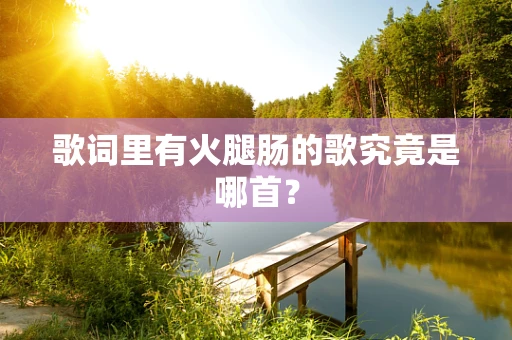 歌词里有火腿肠的歌究竟是哪首？