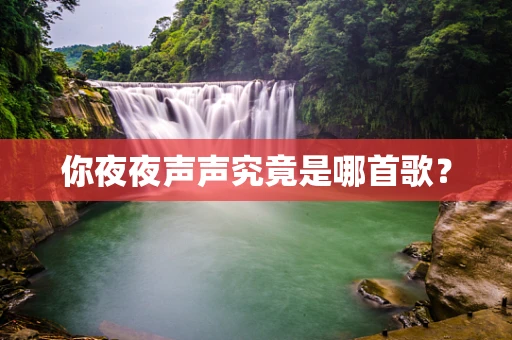 你夜夜声声究竟是哪首歌？
