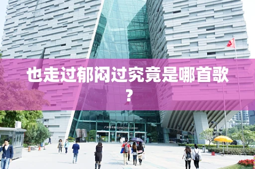 也走过郁闷过究竟是哪首歌？