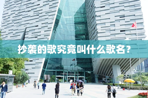 抄袭的歌究竟叫什么歌名？