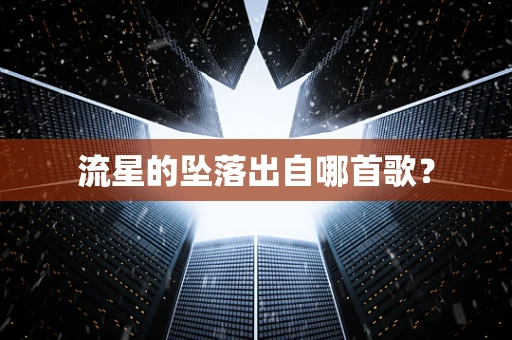 流星的坠落出自哪首歌？