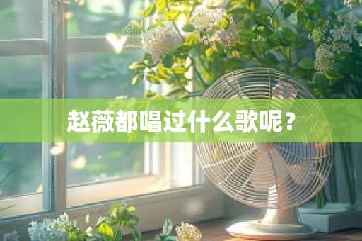 赵薇都唱过什么歌呢？
